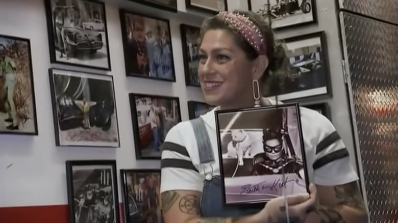 Danielle Colby and her Eartha Kitt photo