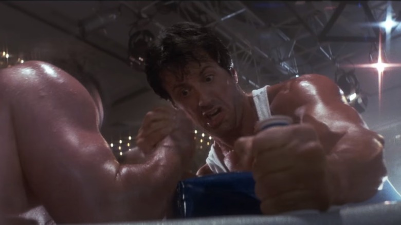 Stallone arm wrestling