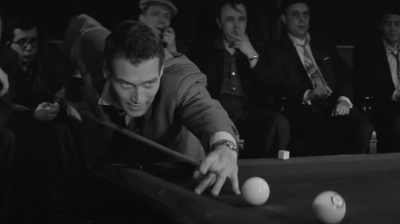 Paul Newman playing pool The Hustler