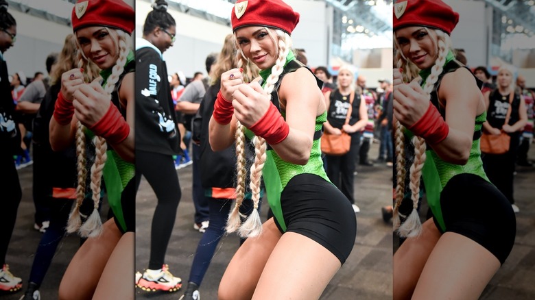 Cammy fists up