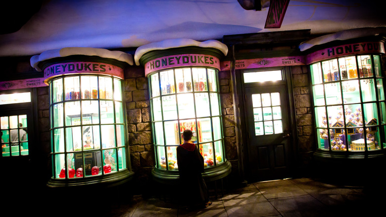 Honeydukes candy store at Universal's Wizarding World