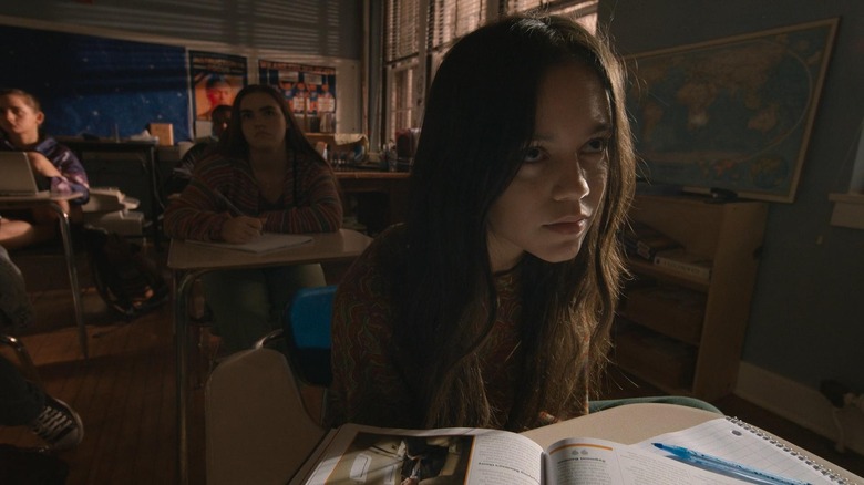 Jenna Ortega in classroom