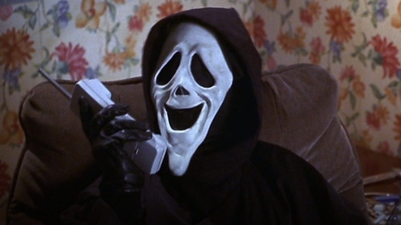 Ghostface laughing