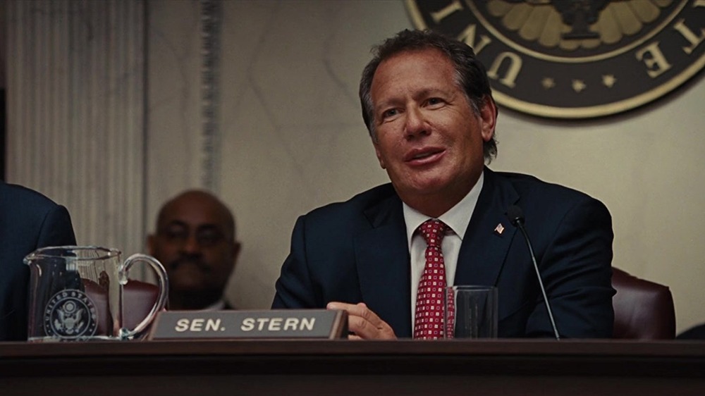 Senator Stern behind his desk