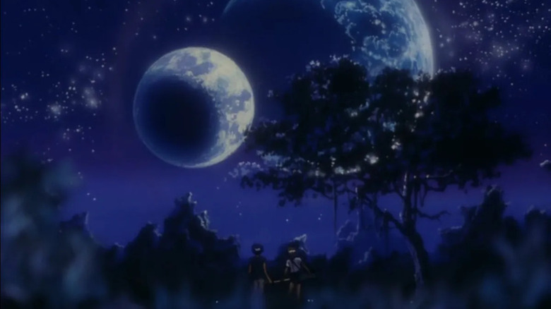 Escaflowne looking at the Earth