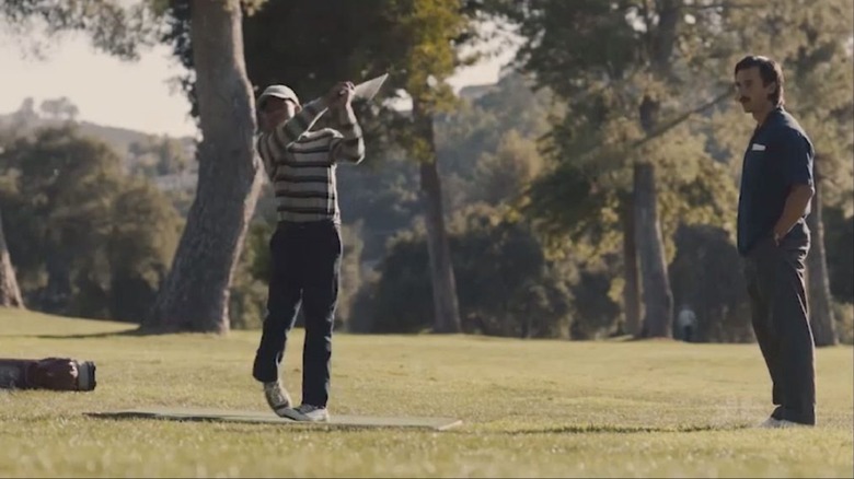 Jack teaching golf