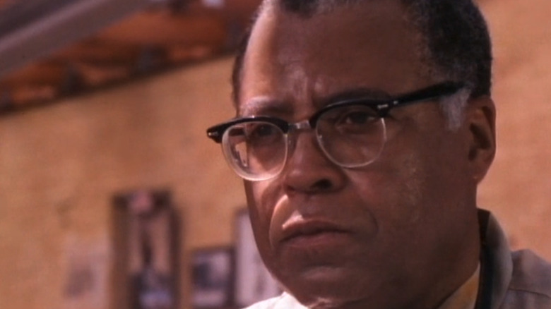 James Earl Jones looks left