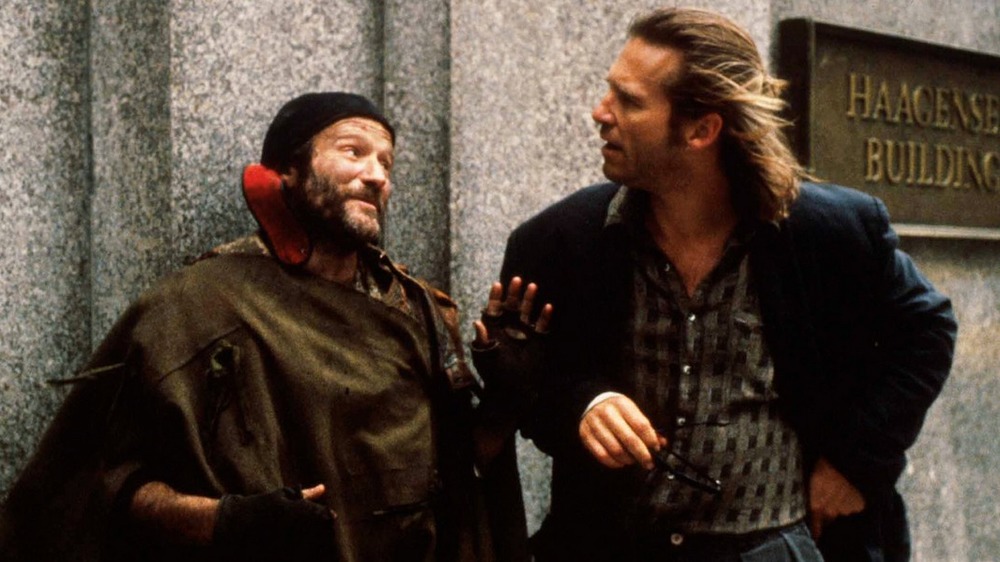 Robin Williams and Jeff Bridges in The Fisher King