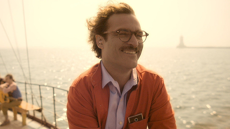 Joaquin Phoenix smiling