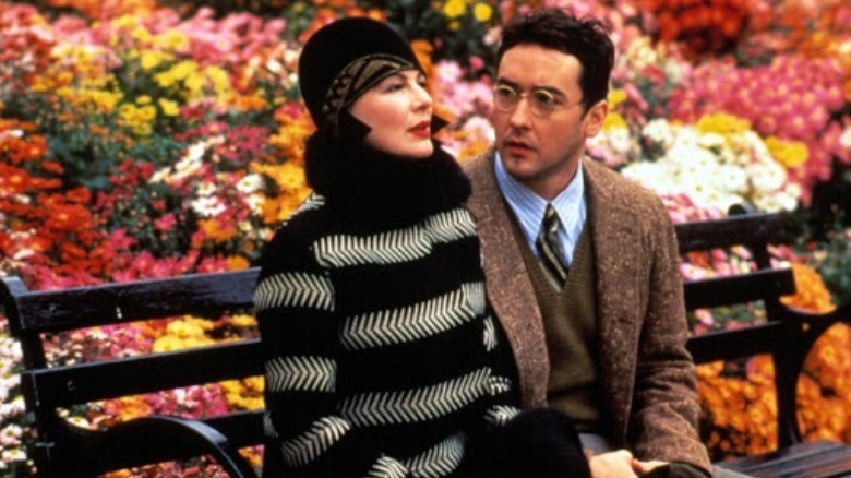 Dianne Wiest sitting with John Cusack 