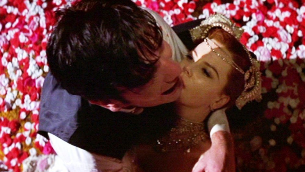 Ewan McGregor as Christian and Nicole Kidman as Satine in Moulin Rouge!