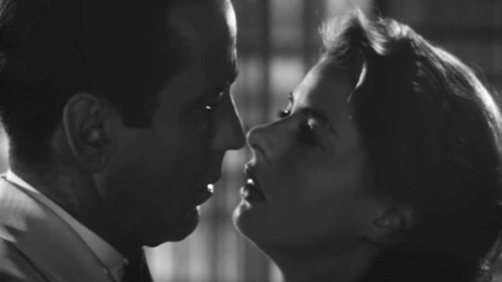 Humphrey Bogart as Rick and Ingrid Bergman as Ilsa in Casablanca