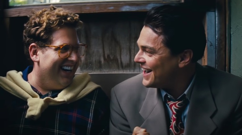 DiCaprio and Jonah Hill in "The Wolf of Wall Street