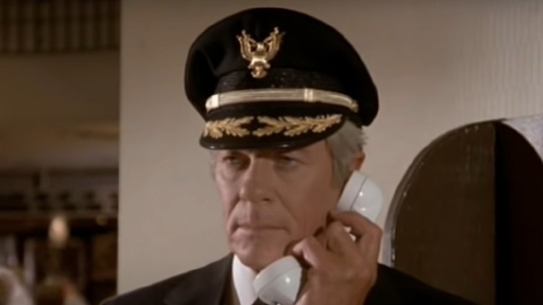 Captain Clarence Oveur on the phone