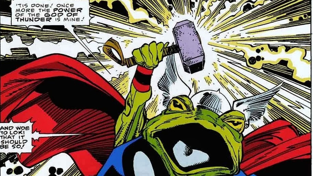 Thor as a frog