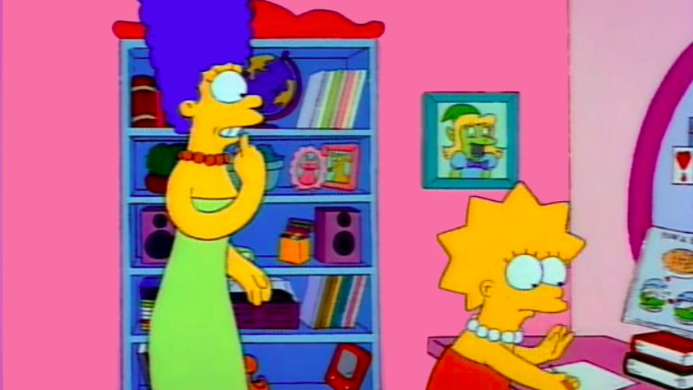 Marge and Lisa Simpson