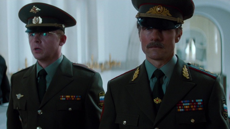 Ethan and Benji in Russian uniforms