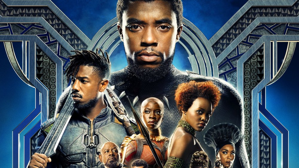 Chadwick Boseman, Michael B. Jordan, Danai Gurira, and Lupita Nyong'o in Black Panther