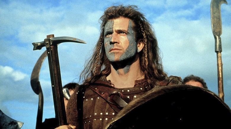 Mel Gibson as William Wallace in Braveheart