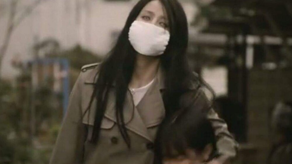 Miki Mizuno as Kuchisake-onna in Carved: The Slit-Mouthed Woman