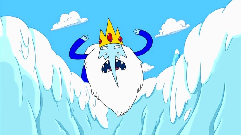 Ice King on "Adventure Time"