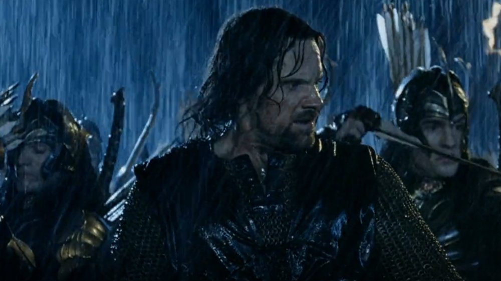 Aragorn at the wall