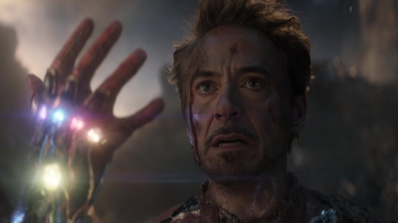 Tony Stark with Infinity Stones