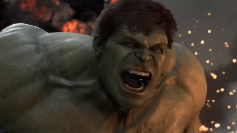 The Incredible Hulk roars