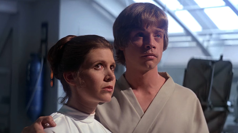 Luke and Leia together