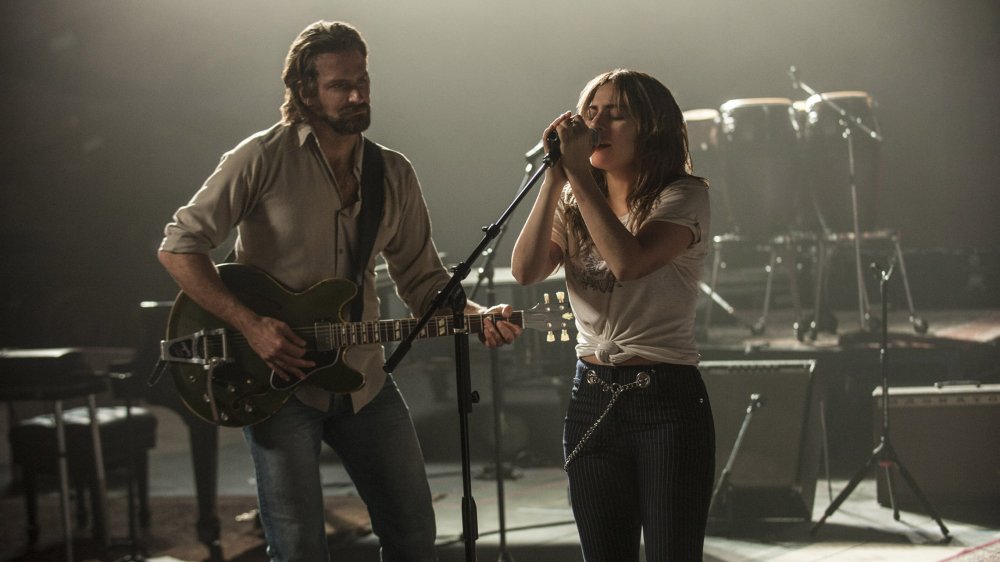 Lady Gaga as Ally Maine and Bradley Cooper as Jackson "Jack" Maine in A Star is Born