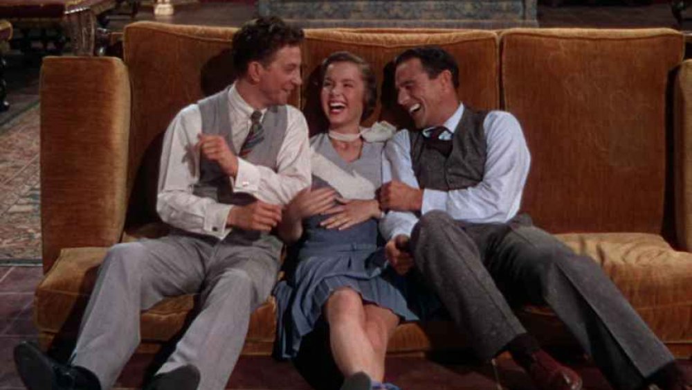 Gene Kelly, Debbie Reynolds, and Donald O'Connor in Singin' In the Rain