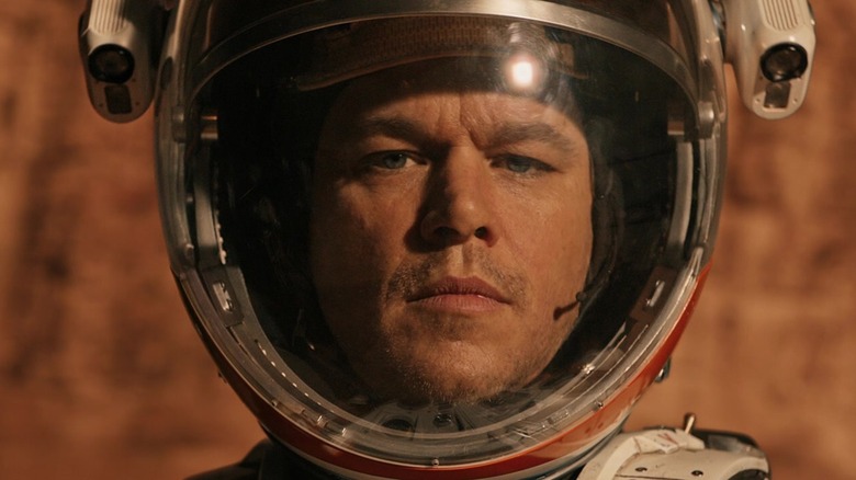 Mark Watney in spacesuit