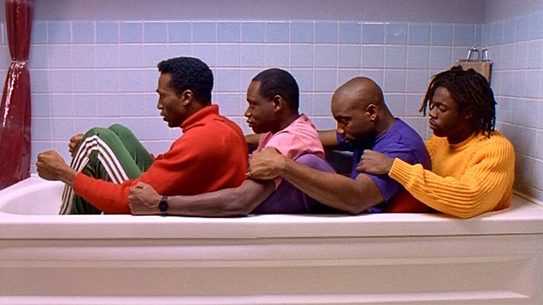 bathtub bobsled practice