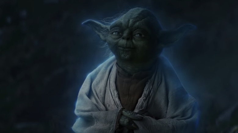 Yoda in "Star Wars: The Last Jedi"