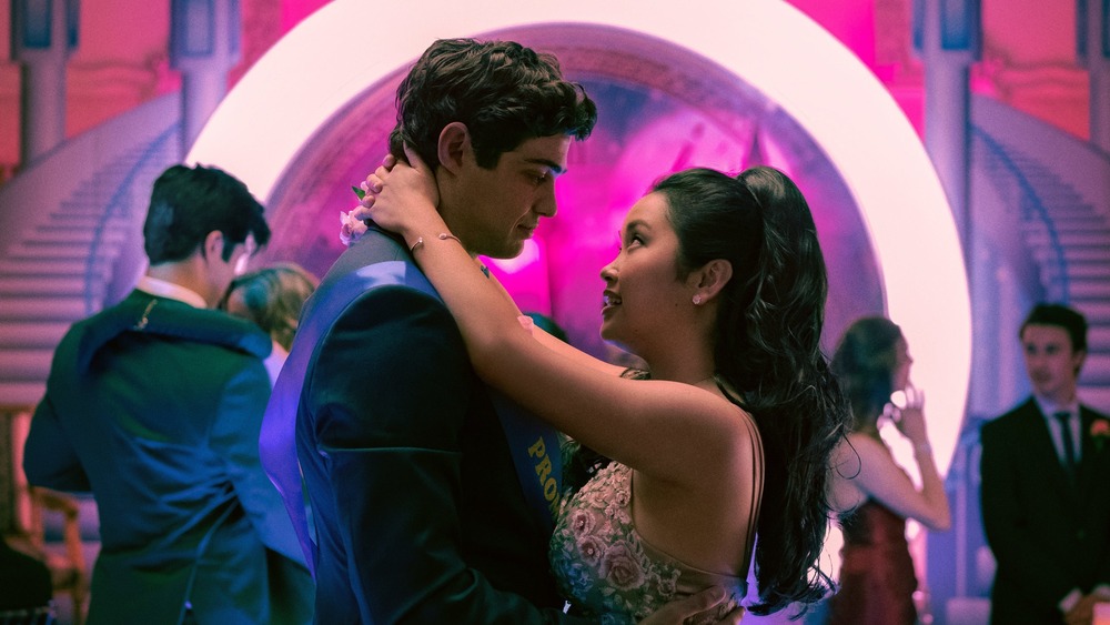 Peter and Lara Jean dancing at prom To All The Boys 3