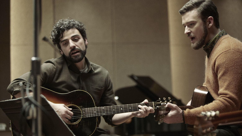 Llewyn and Jim playing guitars