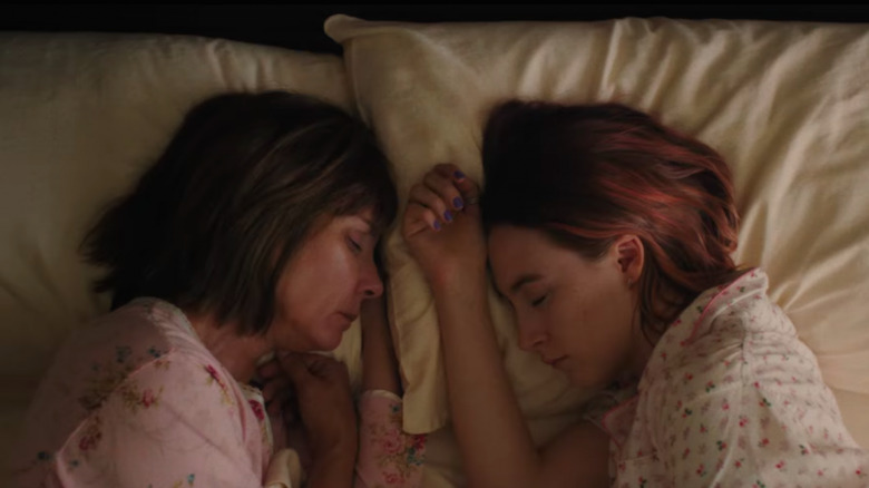 Lady Bird and mother sleeping