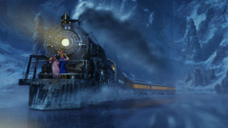 Polar Express riding on ice