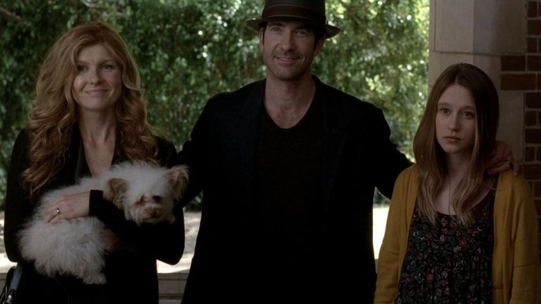 The Harmon family smiling