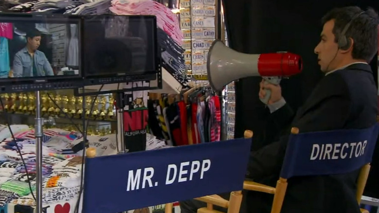Nathan Fielder in director's chair