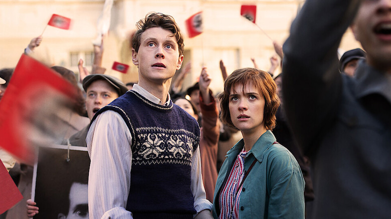 George MacKay and Liv Lisa Fries in Munich