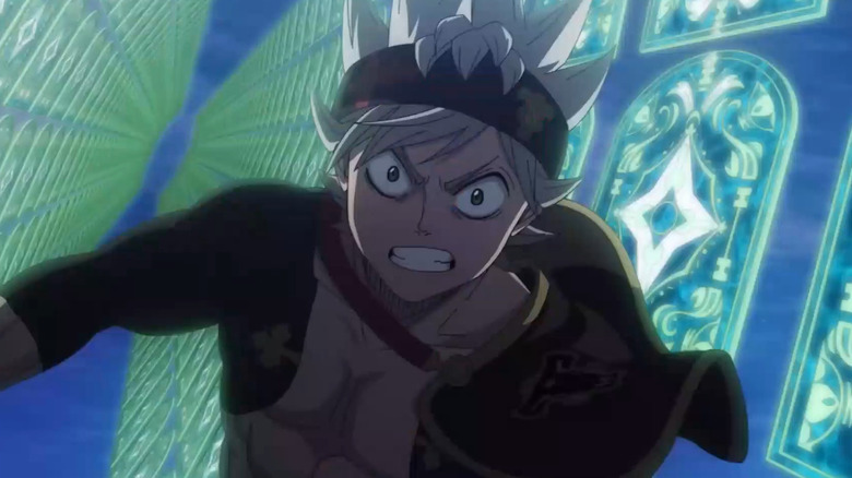 Asta gritting his teeth