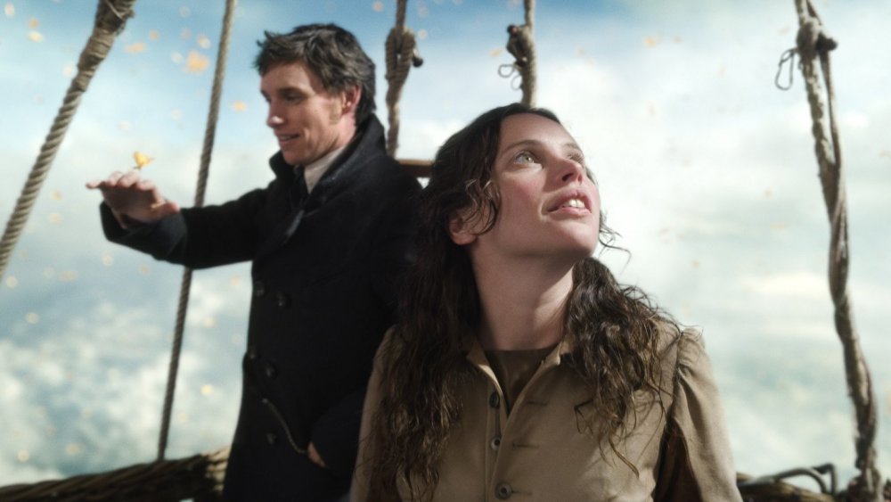 Felicity Jones and Eddie Redmayne in The Aeronauts