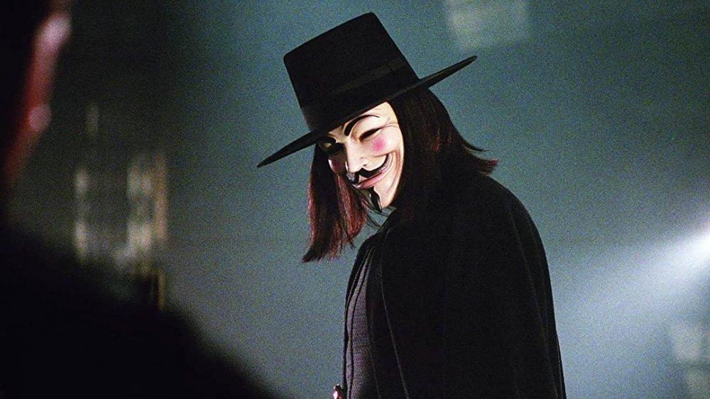 Hugo Weaving as V in V for Vendetta