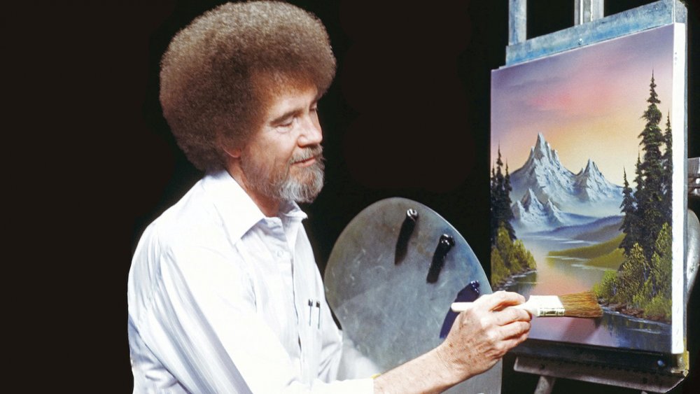 Bob Ross painting in Beauty Is Everywhere