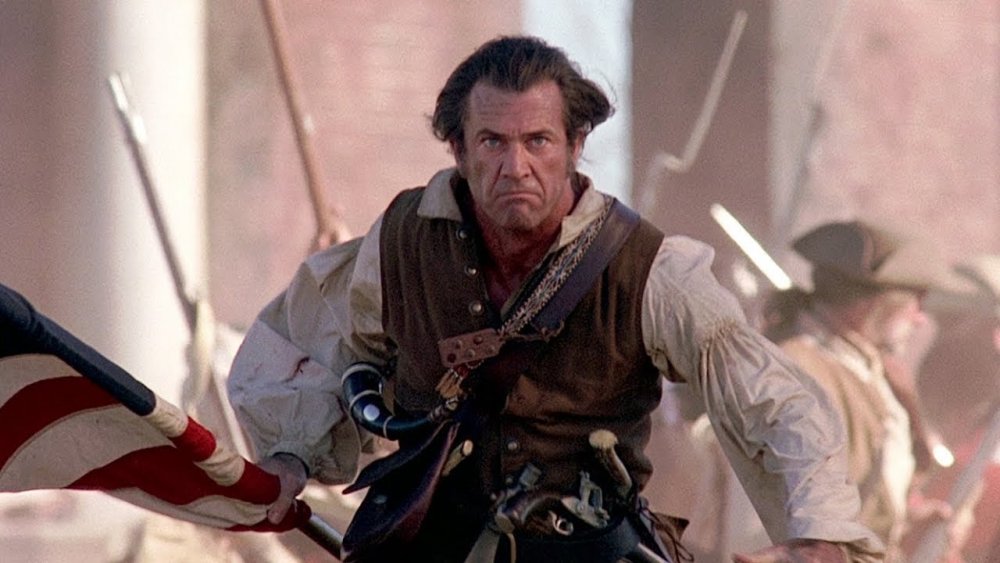 Mel Gibson as Captain Benjamin Martin in The Patriot