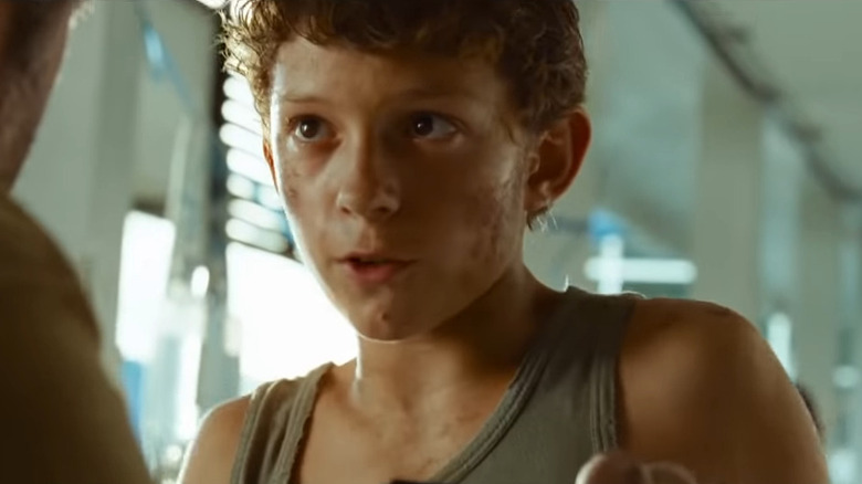 Tom Holland looking curious