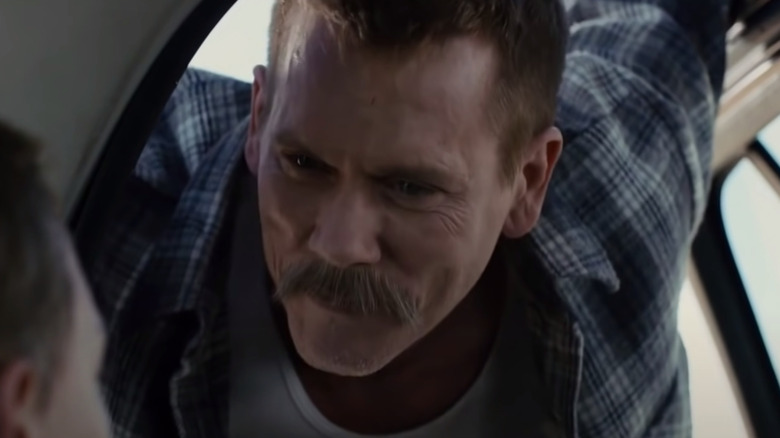 Kevin Bacon with mustache