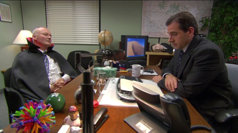 Michael talking to Creed