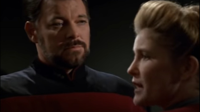 Janeway and Riker